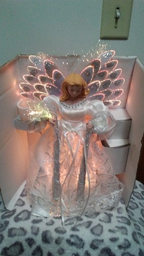 Christmas fiber optic tree - christmas,